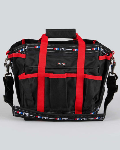 Premier Equine Grooming Kit Bag Black & Red