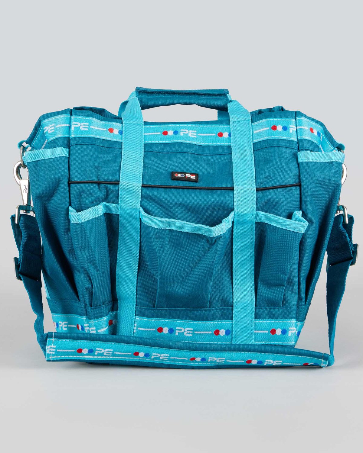Premier Equine Grooming Kit Bag Med Blue & Peacock