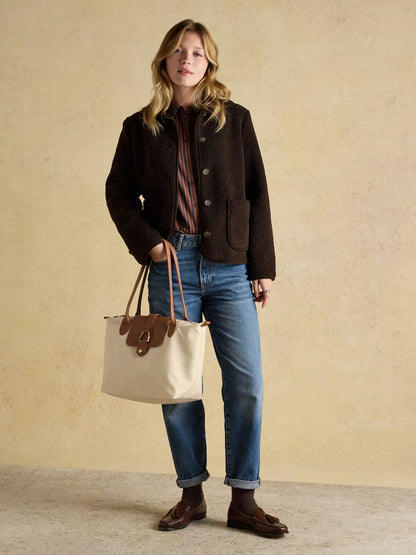 Joules Edie Cream Tote Shoulder Bag