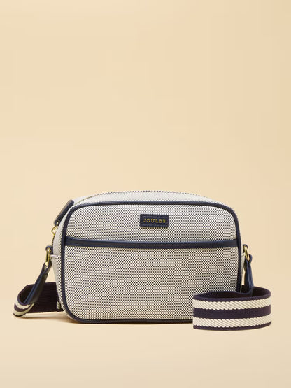 Joules Blair Navy Canvas Cross Body Bag