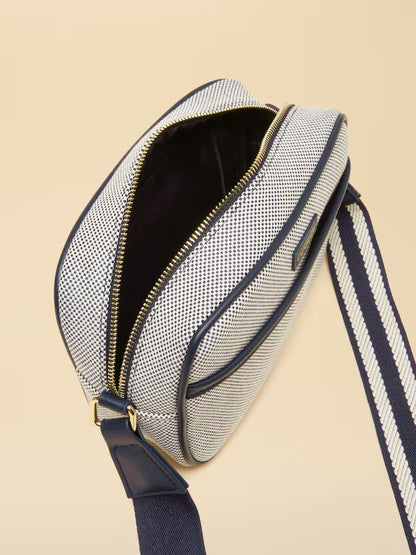Joules Blair Navy Canvas Cross Body Bag