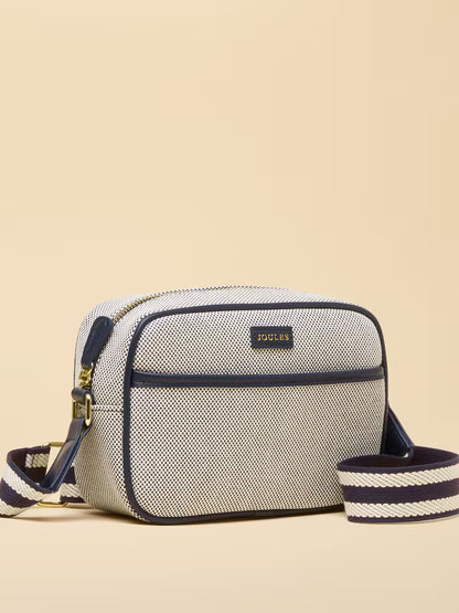 Joules Blair Navy Canvas Cross Body Bag