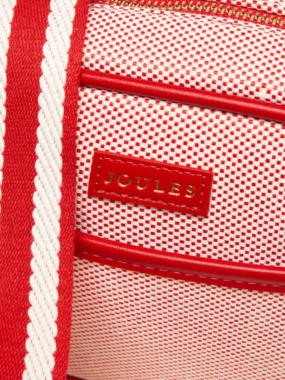 Joules Blair Red Canvas Cross Body Bag | Equiflair