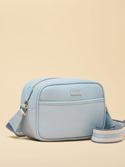 Joules Trent Pale Blue Cross Body Bag with Adjustable Thick Strap
