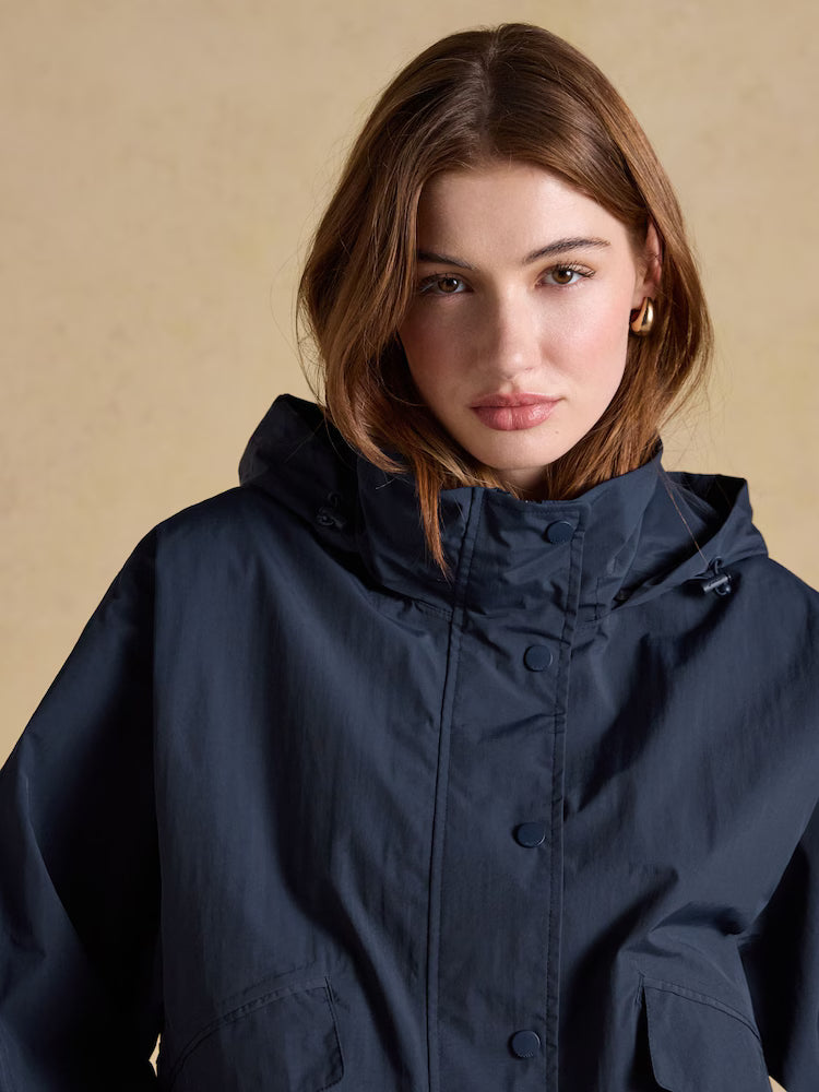 Joules Hove Waterproof Windbreaker Jacket Navy