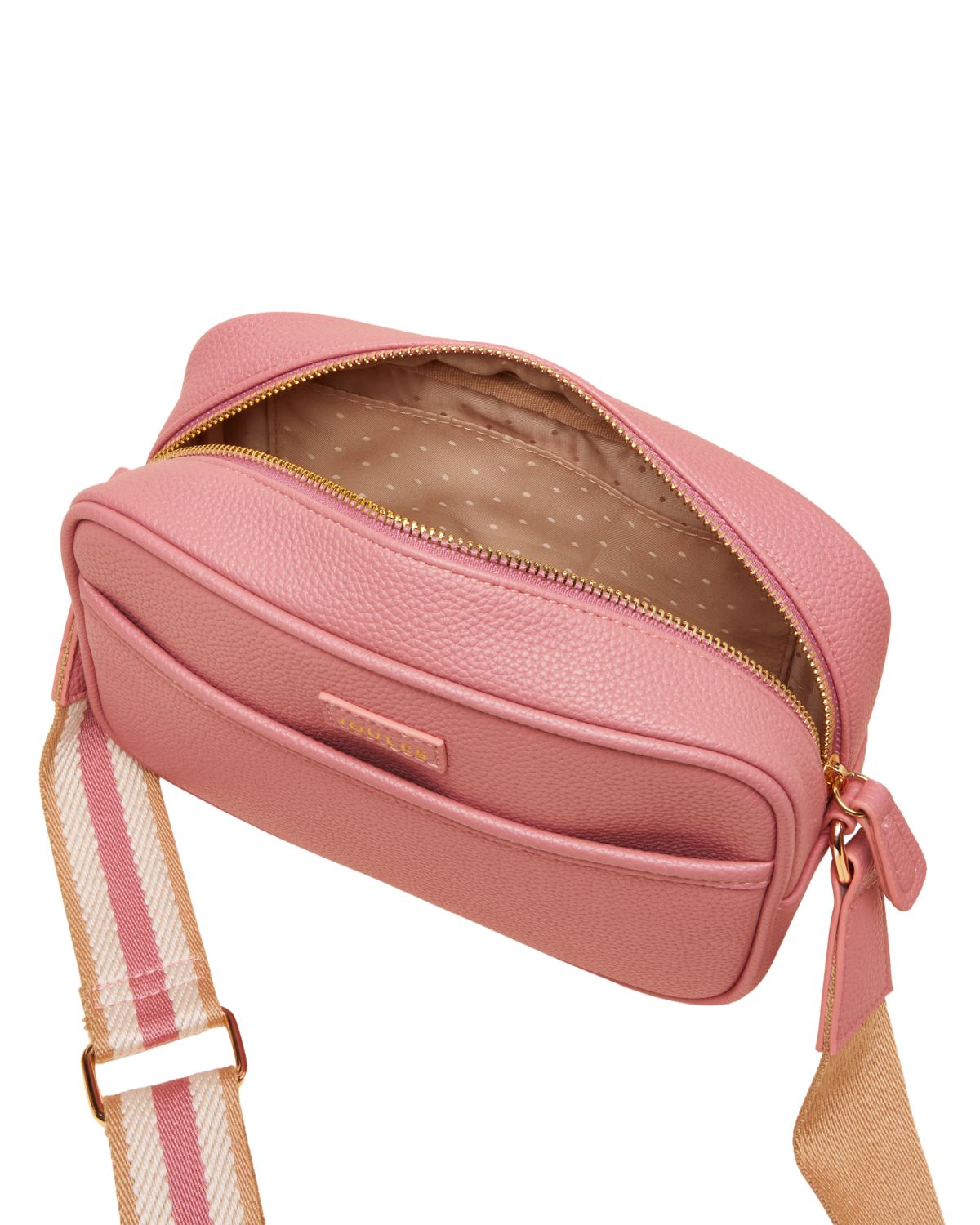 Joules Trent Pink Cross Body Bag with Adjustable Thick Strap