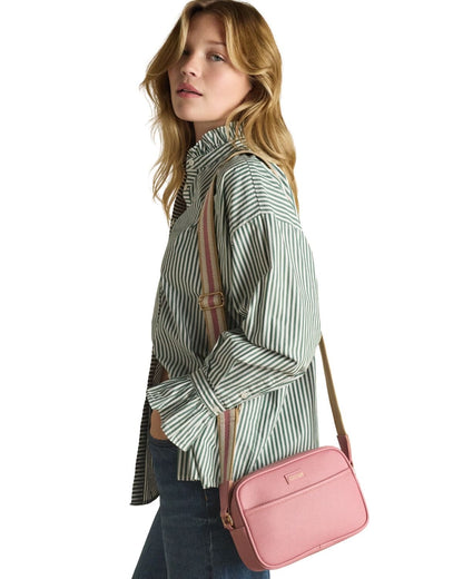 Joules Trent Pink Cross Body Bag with Adjustable Thick Strap | Equiflair