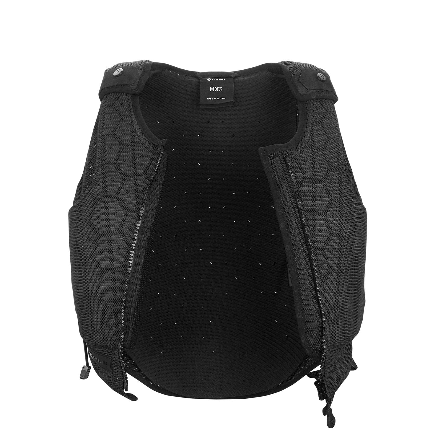 Racesafe HX3 Body Protector Black - Equestrian Safety Vest for Horse Riding