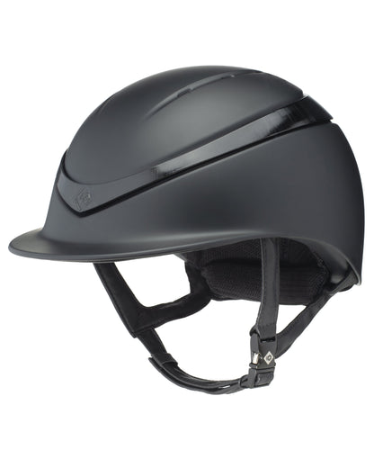 Charles Owen Halo MIPS Riding Helmet - Black Matte/Gloss Equestrian Safety Helmet