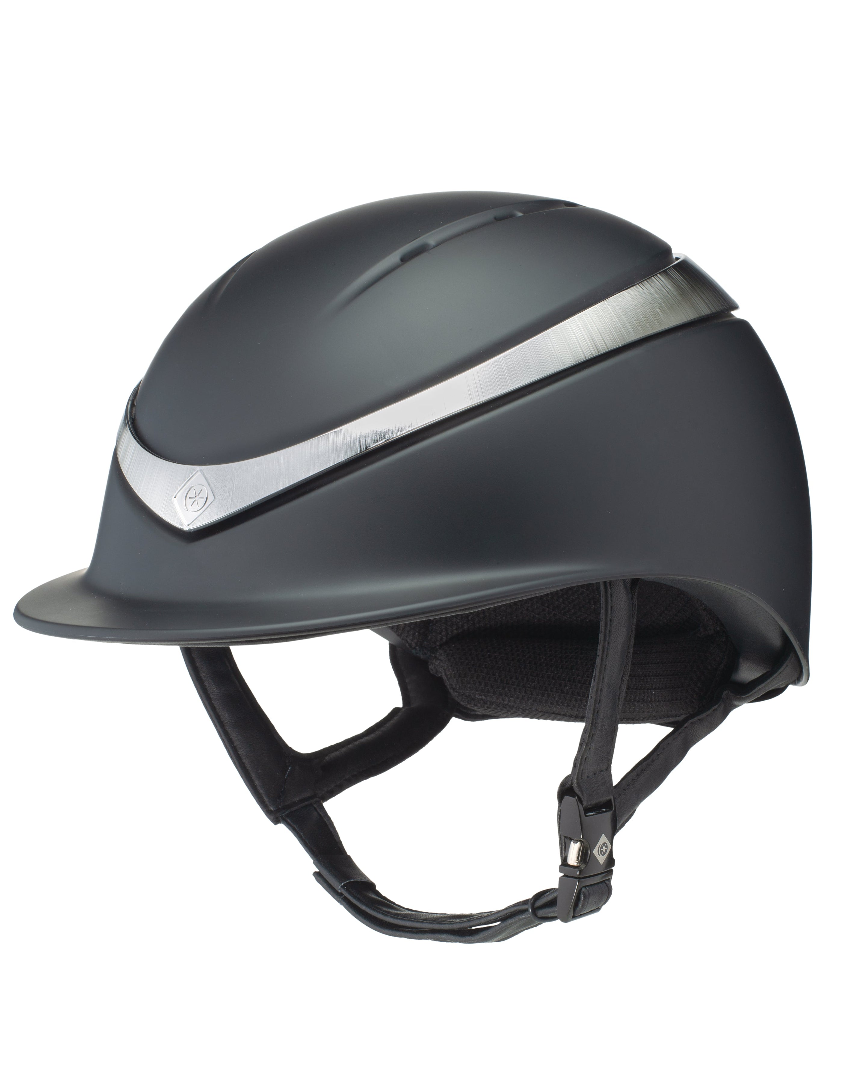 Charles Owen Halo MIPS Riding Helmet - Black/Platinum Equestrian Safety Gear