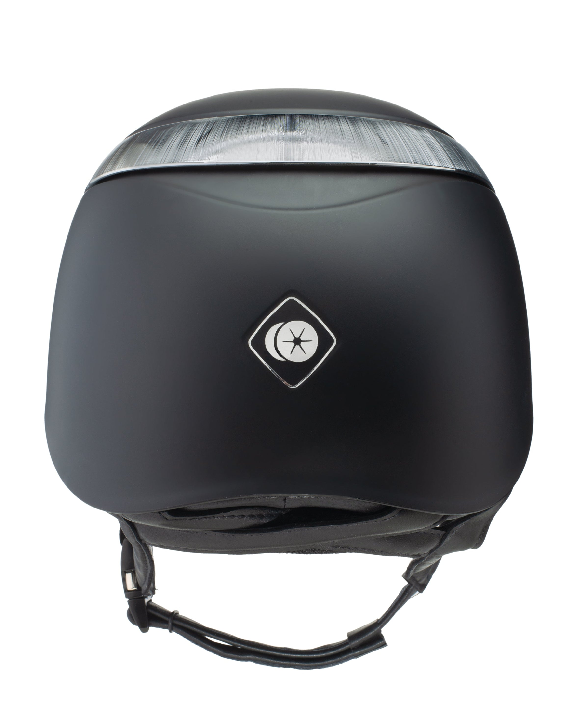 Charles Owen Halo Riding Helmet - Black and Platinum. Equestrian Safety Gear.