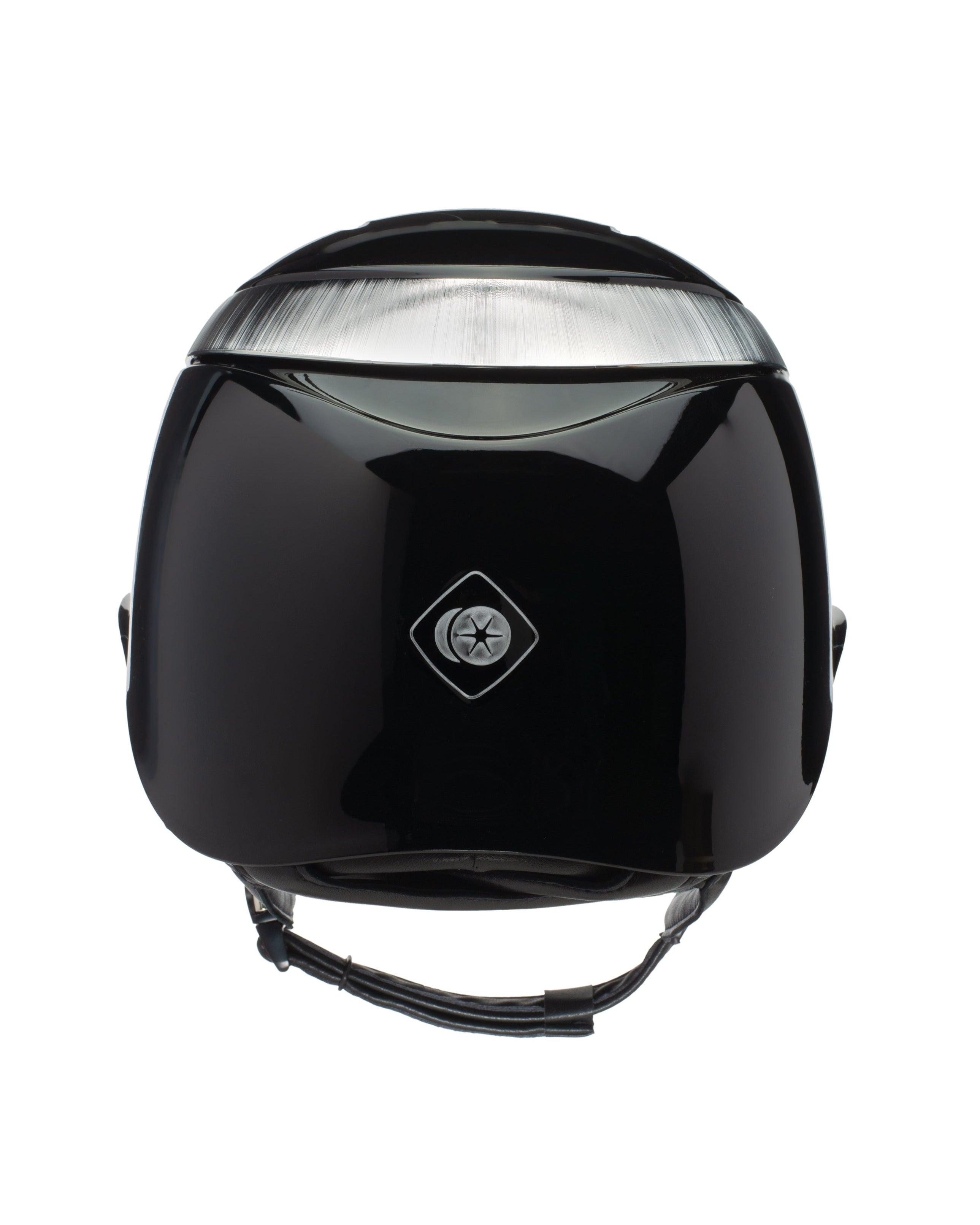 CHARLES OWEN HALO HELMET: Black & Platinum Gloss Riding Helmet, Performance & Safety