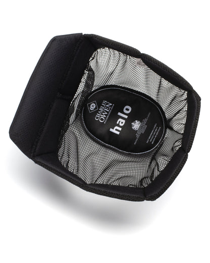 Charles Owen Halo Helmet Interior: Ventilation, Safety, & Comfort. Equestrian Riding Gear. Premium Design, Black Color, 58cm Size.