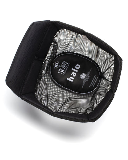 Charles Owen Halo Helmet Liner - Equestrian Riding Helmet Insert - Black - Comfort & Ventilation