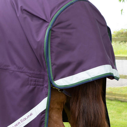 Premier Equine Buster Hardy 100g Half Neck Turnout Rug Purple