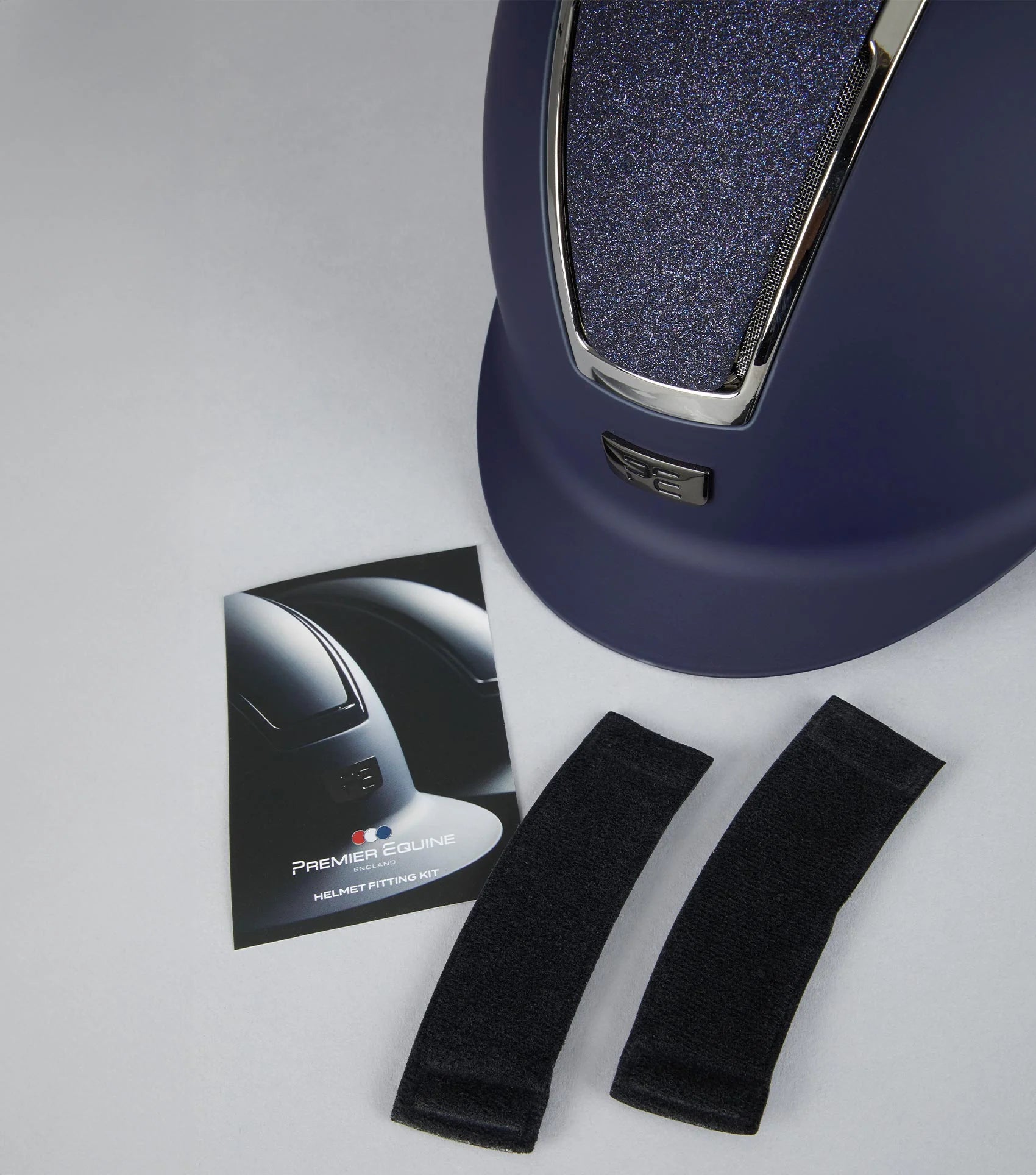 Premier Equine Riding Helmet Fitting Kit Black - Equiflair: Adjust your helmet for a perfect fit!