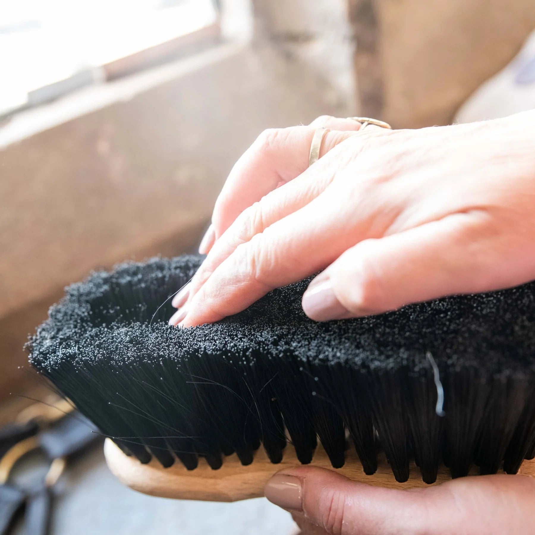 Borstiq Shaped Soft Flick Brush - Horse Grooming | Equiflair