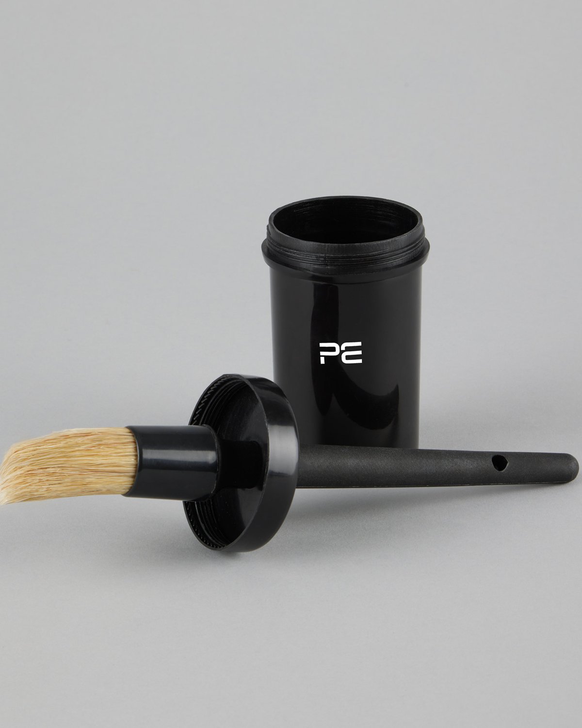 PREMIER EQUINE Hoof Oil Brush with Bottle - Black | Equiflair. Horse hoof care tool for clean & healthy hooves. -…
