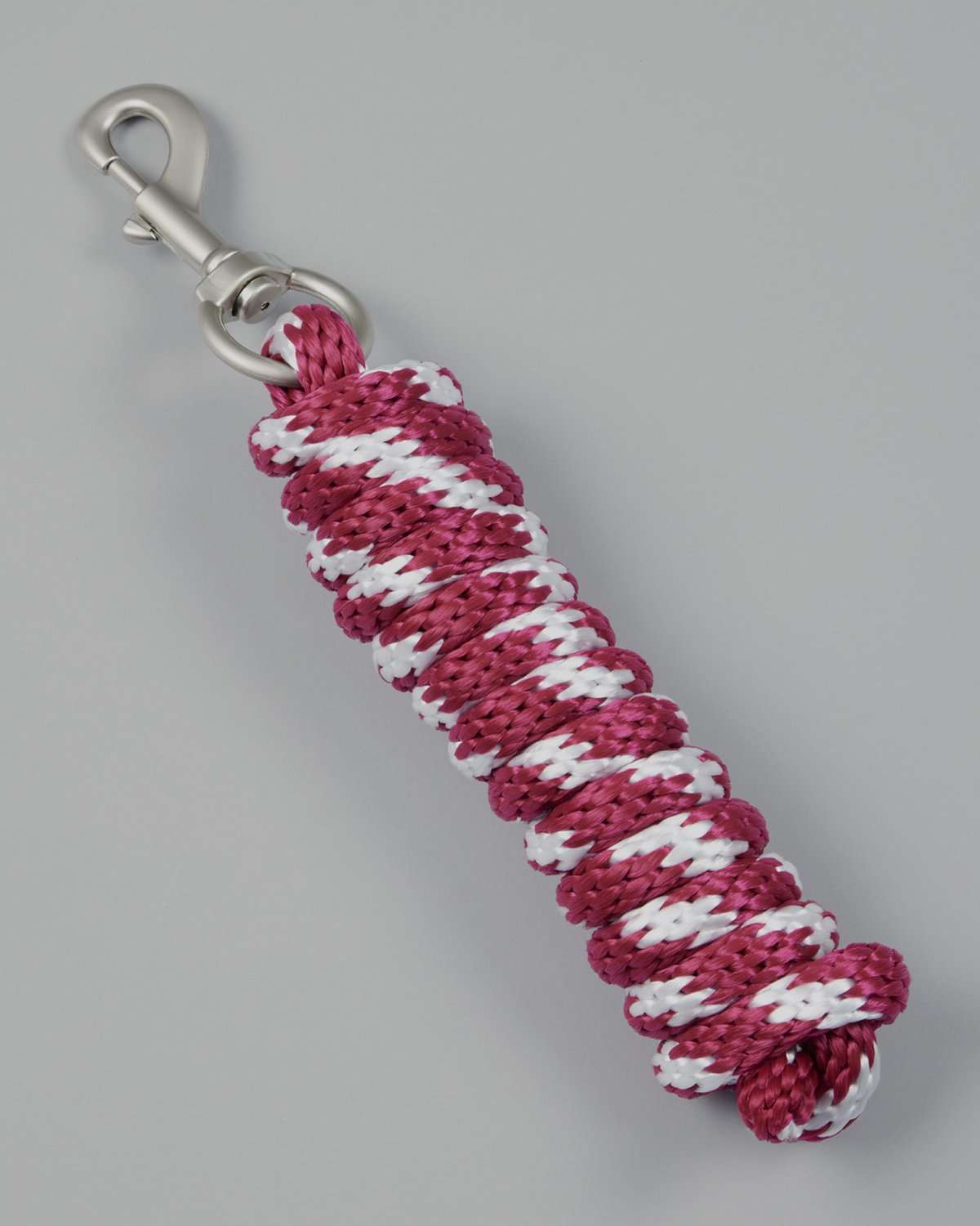Premier Equine Horse Lead Ropes Burgundy/White