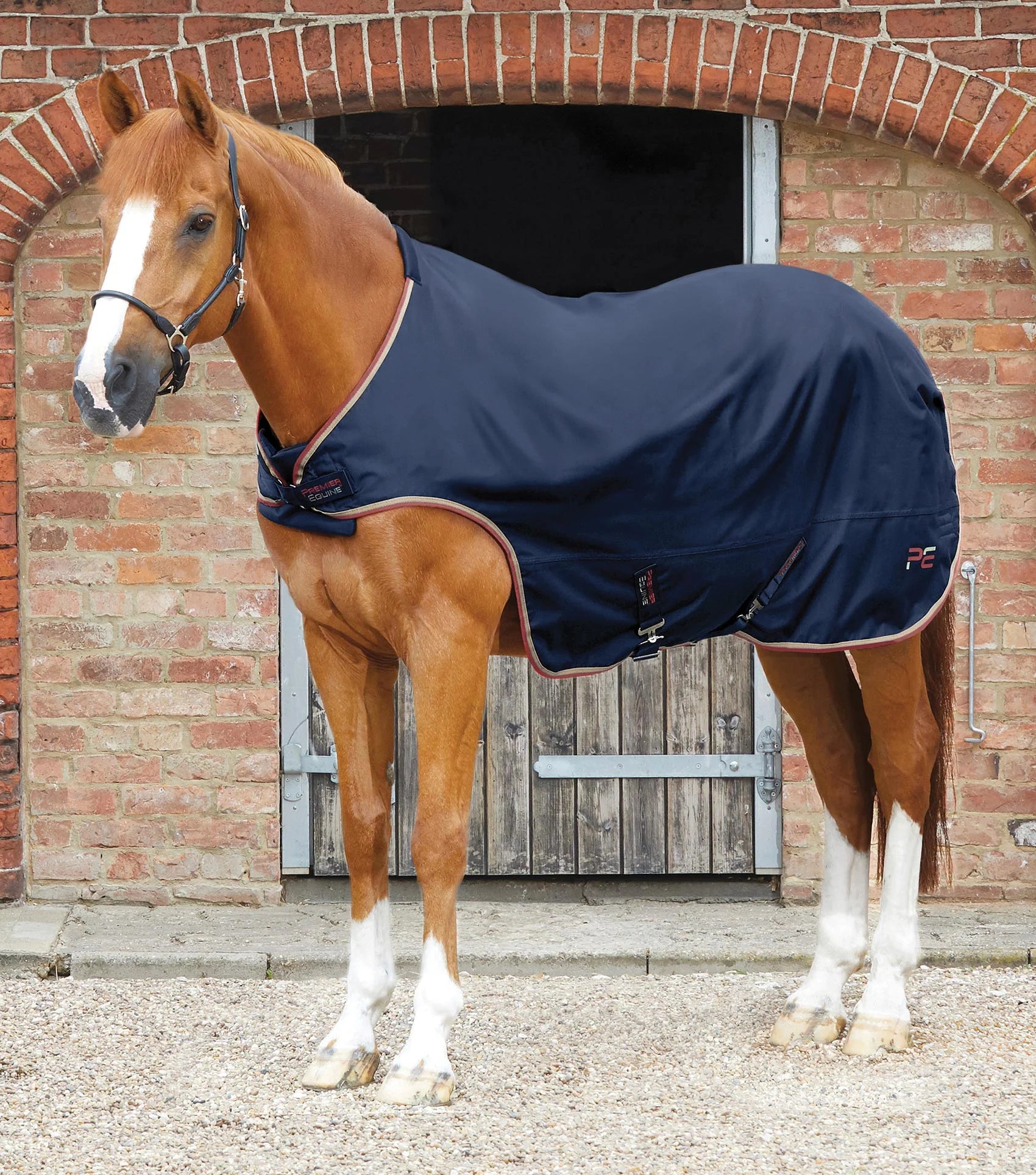 PREMIER EQUINE Horse Walker Rug 0G Navy: Waterproof, Breathable, and Durable Horse Rug for Exercise