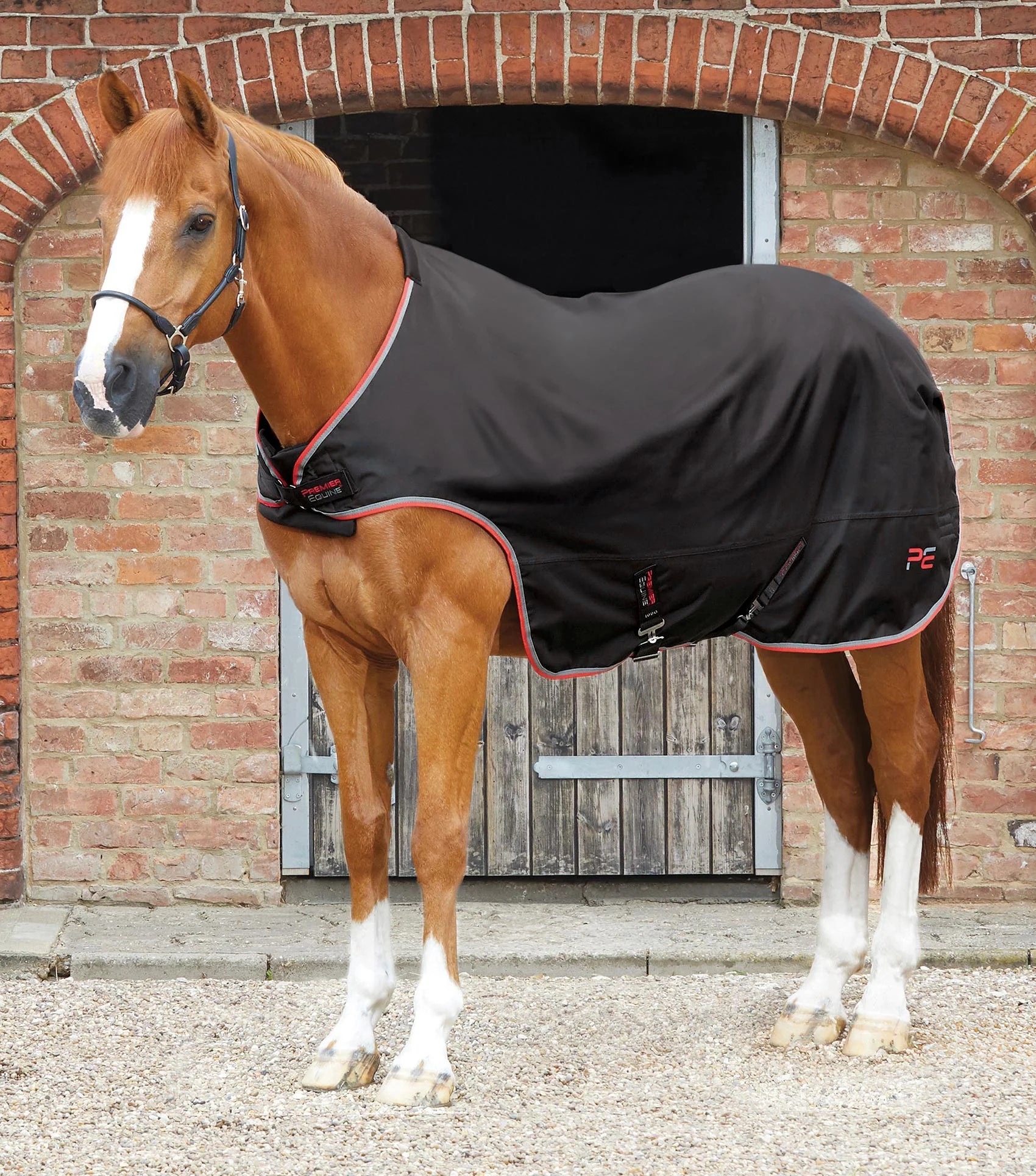Premier Equine Horse Walker Rug 100g Black | Waterproof & Breathable Horse Rug