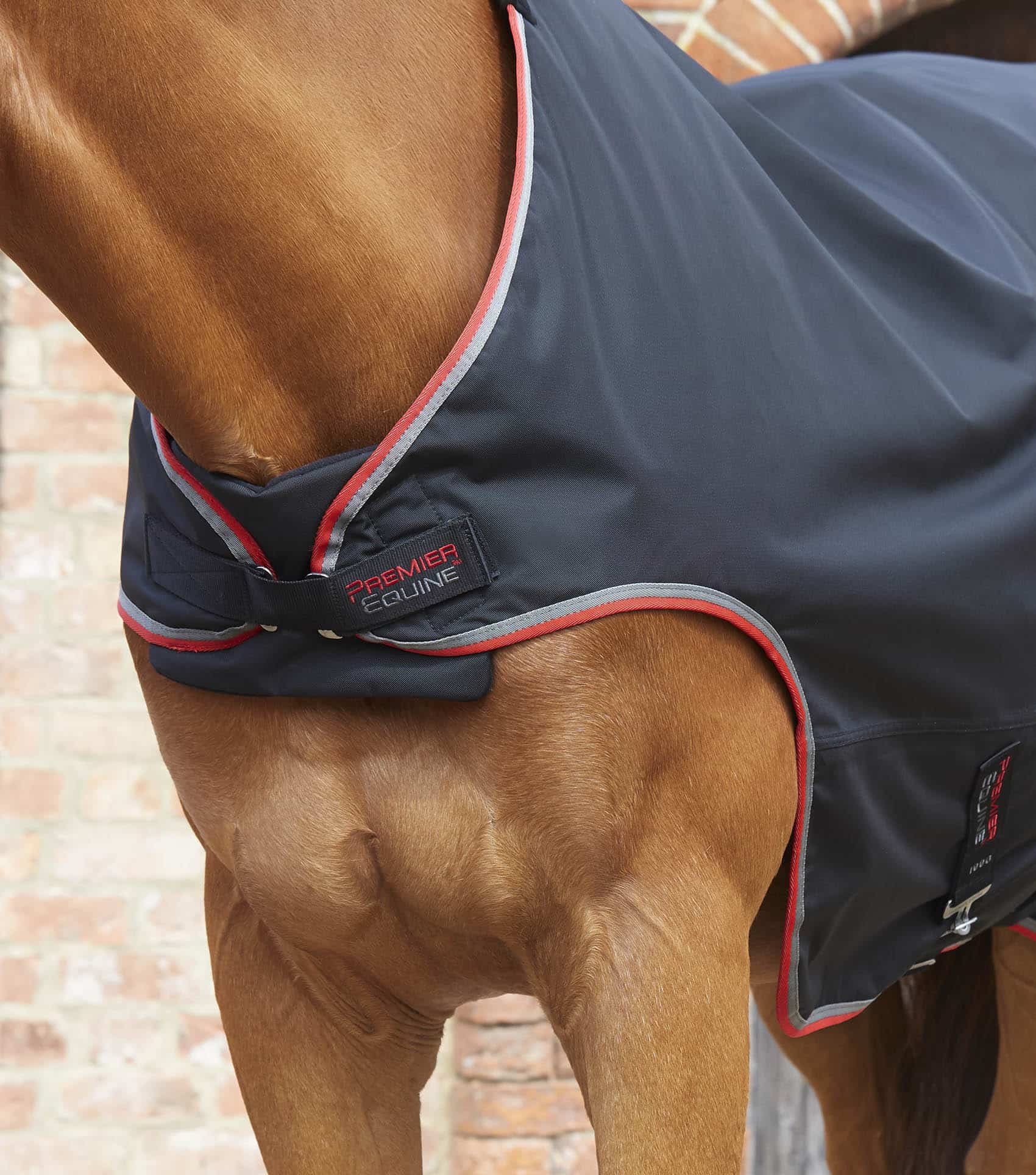 Premier Equine Horse Walker Rug 100g Black Waterproof Breathable