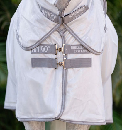 Horseware Amigo Integrated Fly Sheet Silver/Titanium Grey & Silver