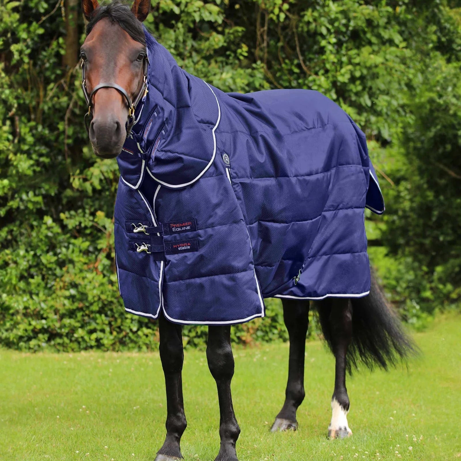 Premier Equine Hydra 200g Stable Rug with Neck Cover - Horse Protection