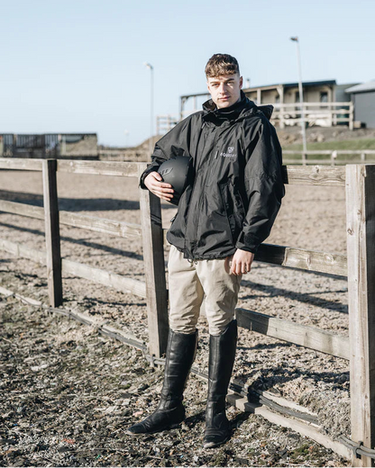 EQUIDRY Shortie Men's Thin Fleece Black/Black