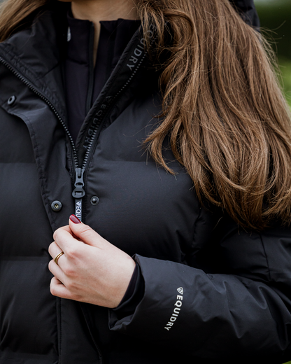 EQUIDRY Thora Waterproof Riding Puffer Women's Black