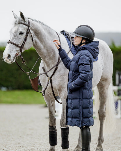 EQUIDRY Thora Waterproof Riding Puffer Women's Navy