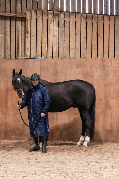 EQUIDRY Evolution Men's Thin Fleece Reflective Navy