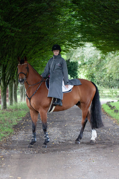 EQUIDRY Evolution Women's Thin Fleece Reflective Grey/Penelope Pink