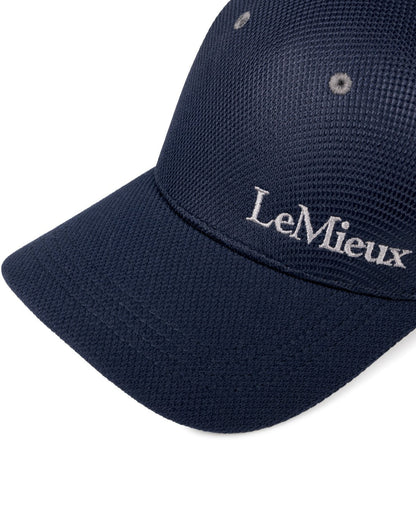 LeMieux Navy Mesh Baseball Cap - Breathable Equestrian Headwear