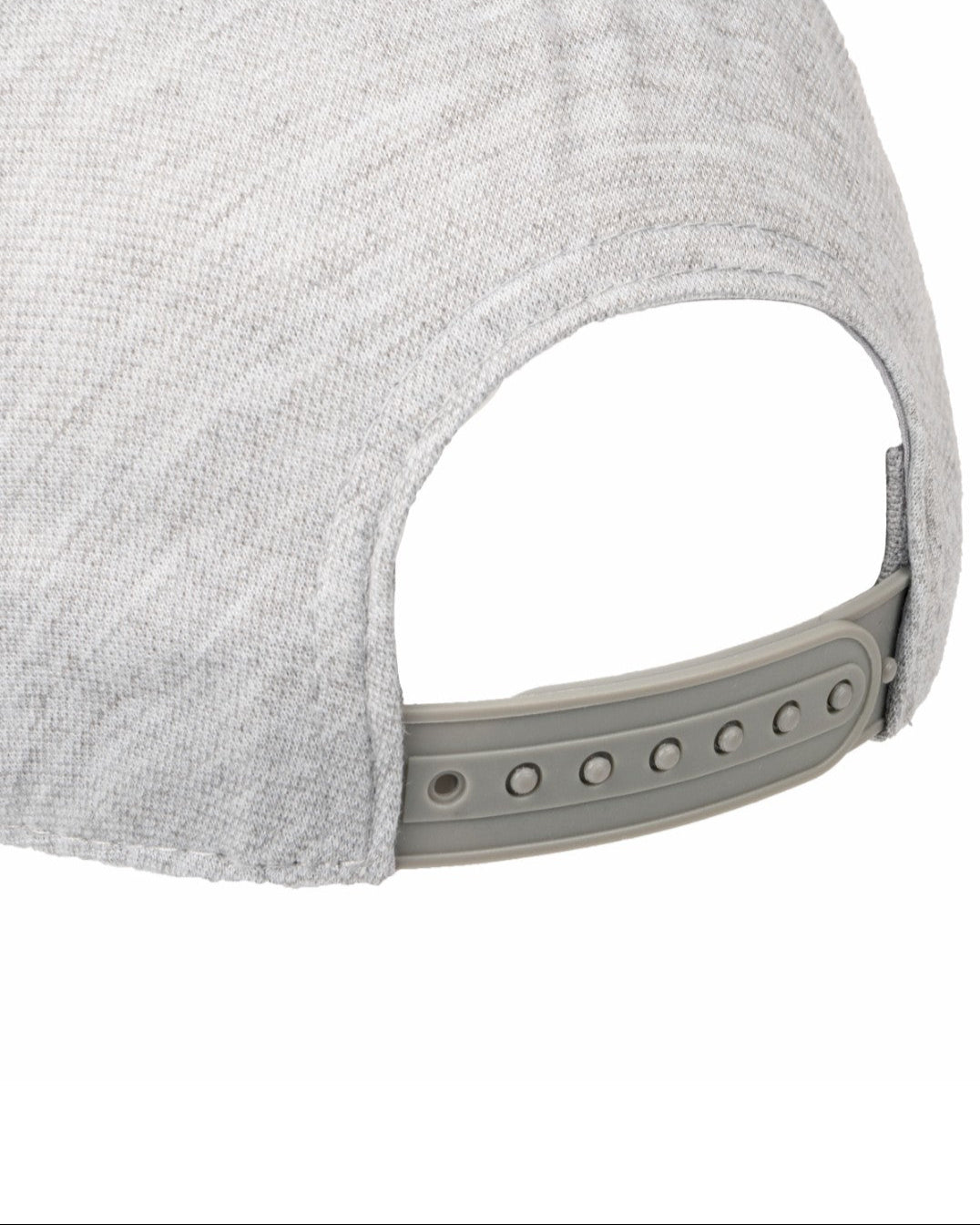 Back of Grey LeMieux Baseball Cap: Adjustable Strap, Seamless Design, Equestrian Headwear