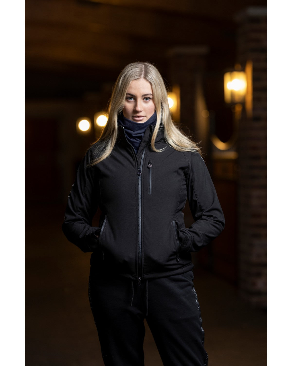 LeMieux Stretch Snood Navy: Women's Equestrian Neck Warmer for Winter - Shop Equiflair