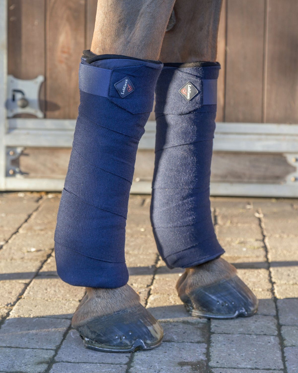 Lemieux Stable Bandages Navy: Horse Leg Protection & Support. Buy at Equiflair!
