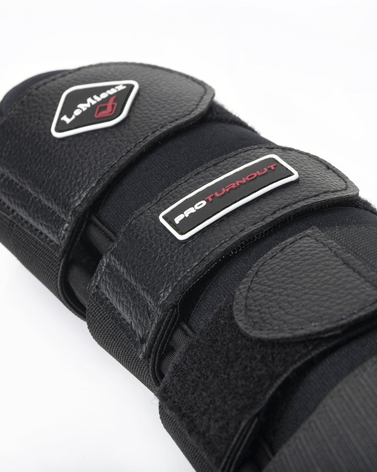 LeMieux ProTurnout Boots Black: Horse Leg Protection, Anti-bacterial, Ventilated, Skid Cap, Equestrian Equipment, Equiflair