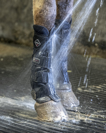 LEMIEUX TURNOUT BLACK Horse Boots: Protection & Comfort. Equestrian Leg Wear by Equiflair.