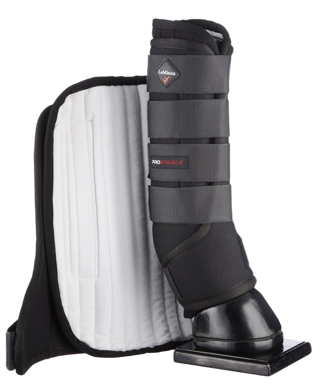 LEMIEUX STABLE BOOTS BLACK: Easi-Breath Horse Leg Protection & Travel Boots | Equiflair