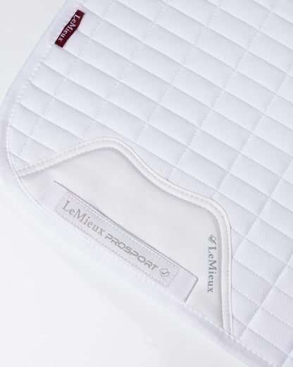 LeMieux Self-Cool Dressage Square Arctic White