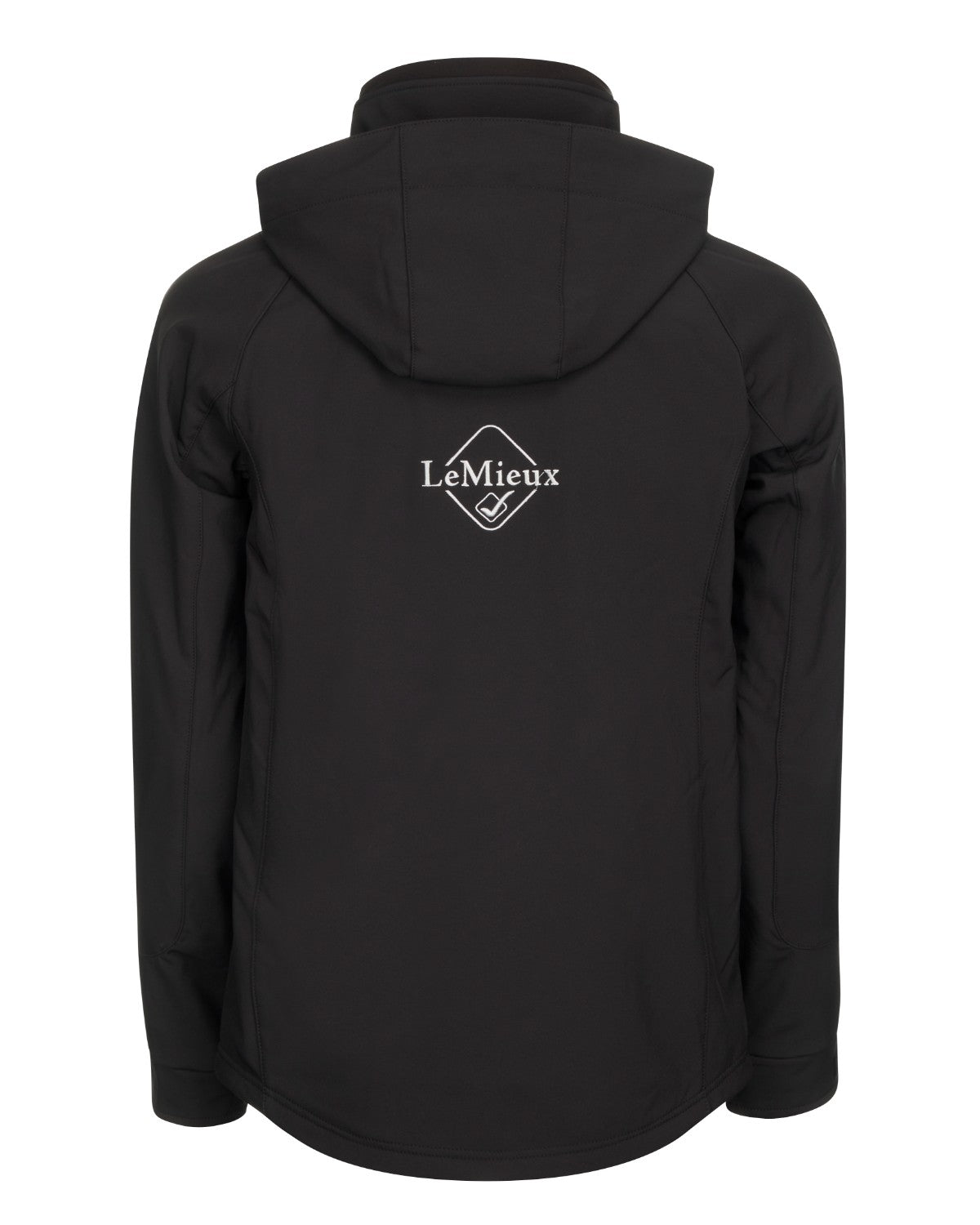 LeMieux Black Elite Softshell Jacket for Men - Weatherproof Riding Coat