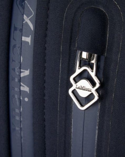 LeMieux Men's Elite Soft Shell Jacket Navy Zipper Pull: Stylish Riding Apparel