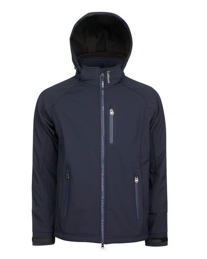 LeMieux Mens Elite Soft Shell Jacket Navy: Water Resistant, Breathable Riding & Outdoor Coat for Men - Equiflair