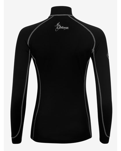 LeMieux Black Base Layer Top: Long Sleeve, UV Protection, Equestrian Clothing