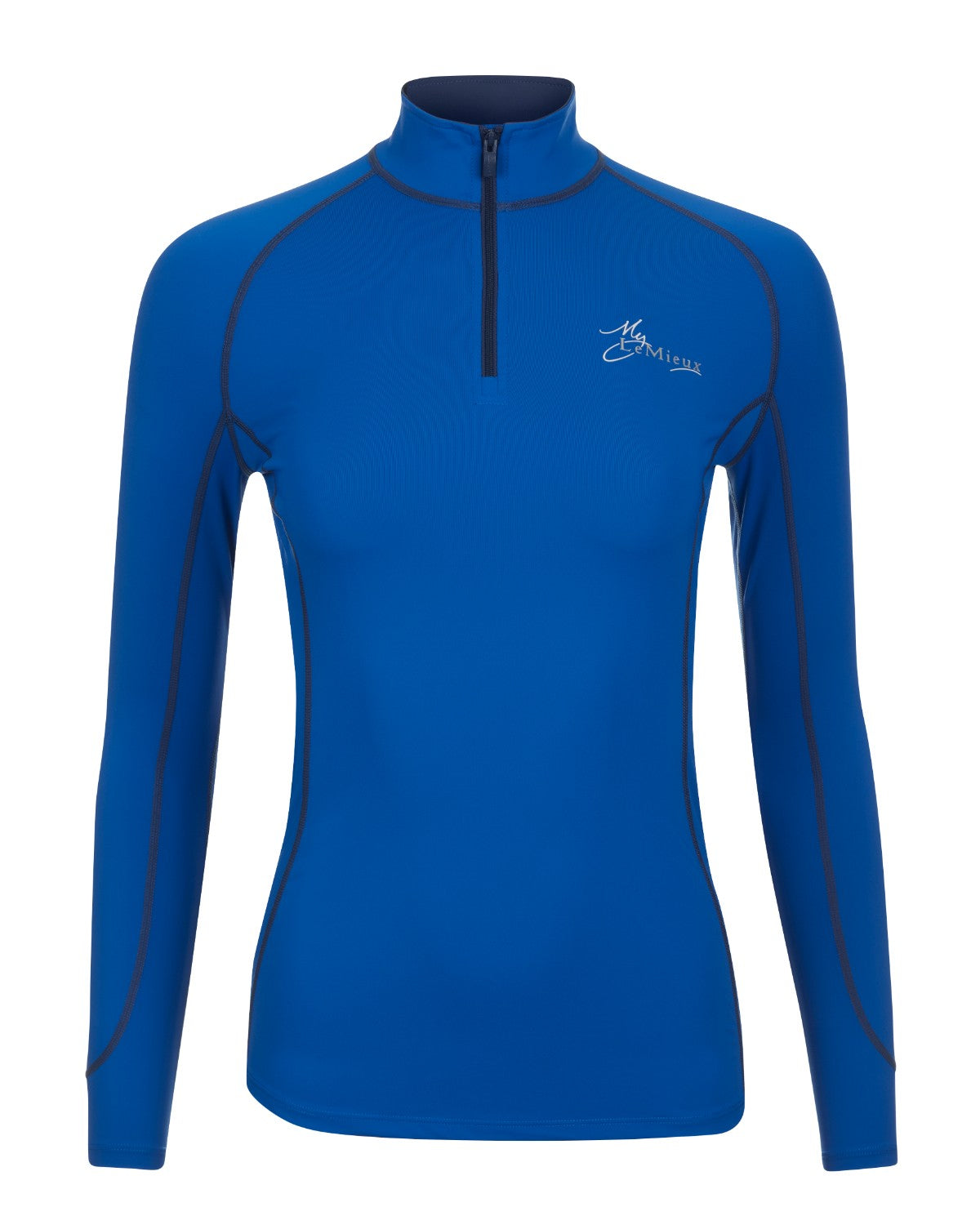 LeMieux Base Layer Benetton Blue Women's Long Sleeve Shirt | Equiflair Saddlery
