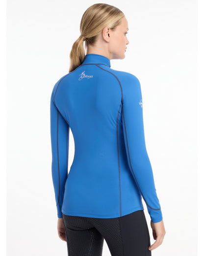 LEMIEUX Base Layer - Benetton Blue Long Sleeve Top | Equiflair Saddlery