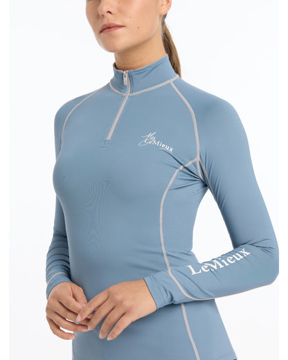LeMieux Ice Blue Base Layer - UV Protection Riding Apparel | Equiflair