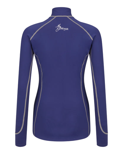 LeMieux Ink Blue Base Layer - Equestrian Riding Top Long Sleeve - Equiflair