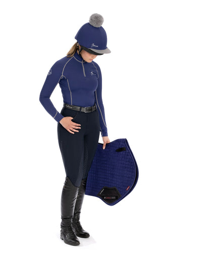 LeMieux Ink Blue Riding Base Layer: UV Protection, Moisture Wicking